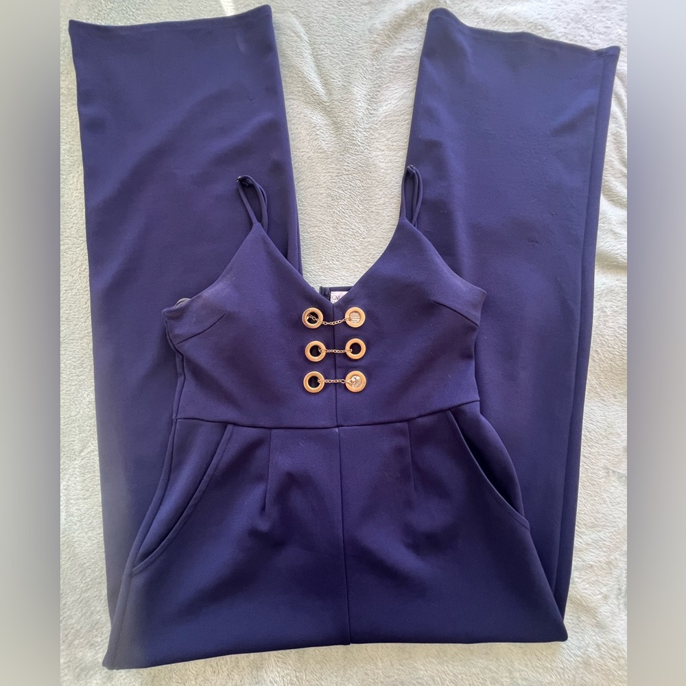 Navy Blue Jumpsuit
